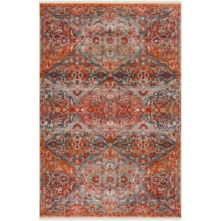 Safavieh Vintage Persian 2 ft. 2 in. x 12 ft. Rectangle Area Rug Aqua & Orange VTP470J-212